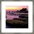 The Temple By The Sea - Tanah Lot Sunset, Bali Framed Print