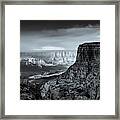 The Storms Edge Framed Print