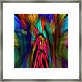 The Time Tunnel In Living Color - Abstract Framed Print