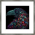 The Uncommon Raven Framed Print