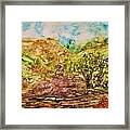 The Valley In Spring Framed Print