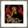 The Virgin And Child, Late 13th Century Framed Print