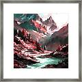 These Majestic Mountains Framed Print