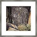 Three Rivers Petroglyphs #33 Framed Print