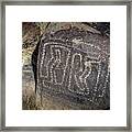 Three Rivers Petroglyphs #8 Framed Print