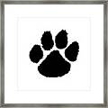 Tiger Paw Framed Print