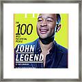 Time 100 - John Legend Framed Print