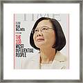 Time 100 - Tsai Ing-wen Framed Print
