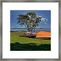 Time For Repose And Contemplation By The Sea Latvia Framed Print