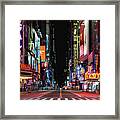 Times Square - Covid-19 Framed Print