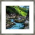 Tinipak River In Tanay Framed Print