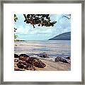Tioman Island Beach Malaysia Framed Print