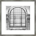 To All Trains Chicago Black And White Framed Print