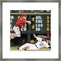 Todd Helton And Aaron Hill Framed Print