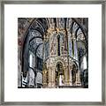 Tomar - Interior Of The Round Church Framed Print