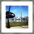 Toronto With A Spin Framed Print