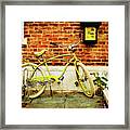Totoro Bicycle Framed Print