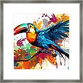 Toucan Paintings Framed Print