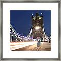 Tower Bridge In Midnight Framed Print