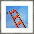 Towering Golden Gate Framed Print