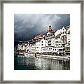 Town Hall Luzern Switzerland Framed Print