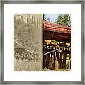 Train - Logging - The Morning Dump 1890 - Side By Side Framed Print