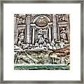 Trevi Fountain At Night Framed Print