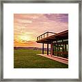 Trexler Environmental Center Sunset Framed Print