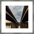 Tri-states Bridge - Ny, Pa, Nj Framed Print