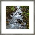 Triple Falls On Bruce Creek 1 Framed Print