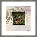Tropical Pineapple Framed Print
