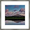 Trout Lake Sunset Framed Print