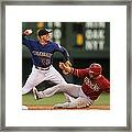 Troy Tulowitzki And Martin Prado Framed Print