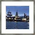 Tug Boats Framed Print