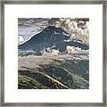 Tungurahua Volcano Phreactic Eruption Framed Print