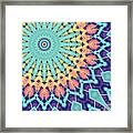 Turquoise Abstract Framed Print