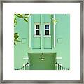 Turquoise House Framed Print