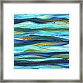Turquoise Sea Framed Print