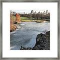 Turtle Pond, Morning Framed Print