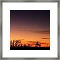 Twilight At Crex Meadows Framed Print