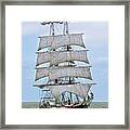 Two-master Tall Ship Mercedes Framed Print
