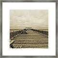 Tybee Island Pier Framed Print