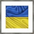 Ukrainian National Flag - Prapor Ukrainy Framed Print
