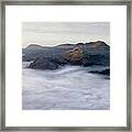 Ullswater And Glenridding Aerial Cloud Inversion Lake District Framed Print