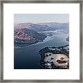 Ullswater Lake Sunrise Aerial Lake District Framed Print