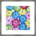 Umbrella Sky Framed Print