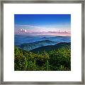 Unaka Mountain Overlook Framed Print