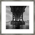 Under Manhattan Bridge, New York Framed Print