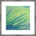 Under Sea Abstract Framed Print