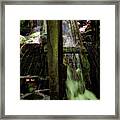 Under The Alfred Reagan Tub Mill - Smoky Mountains Framed Print